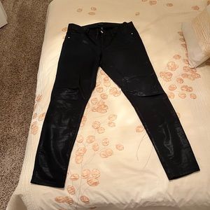 Coated denim- perfect for fall!